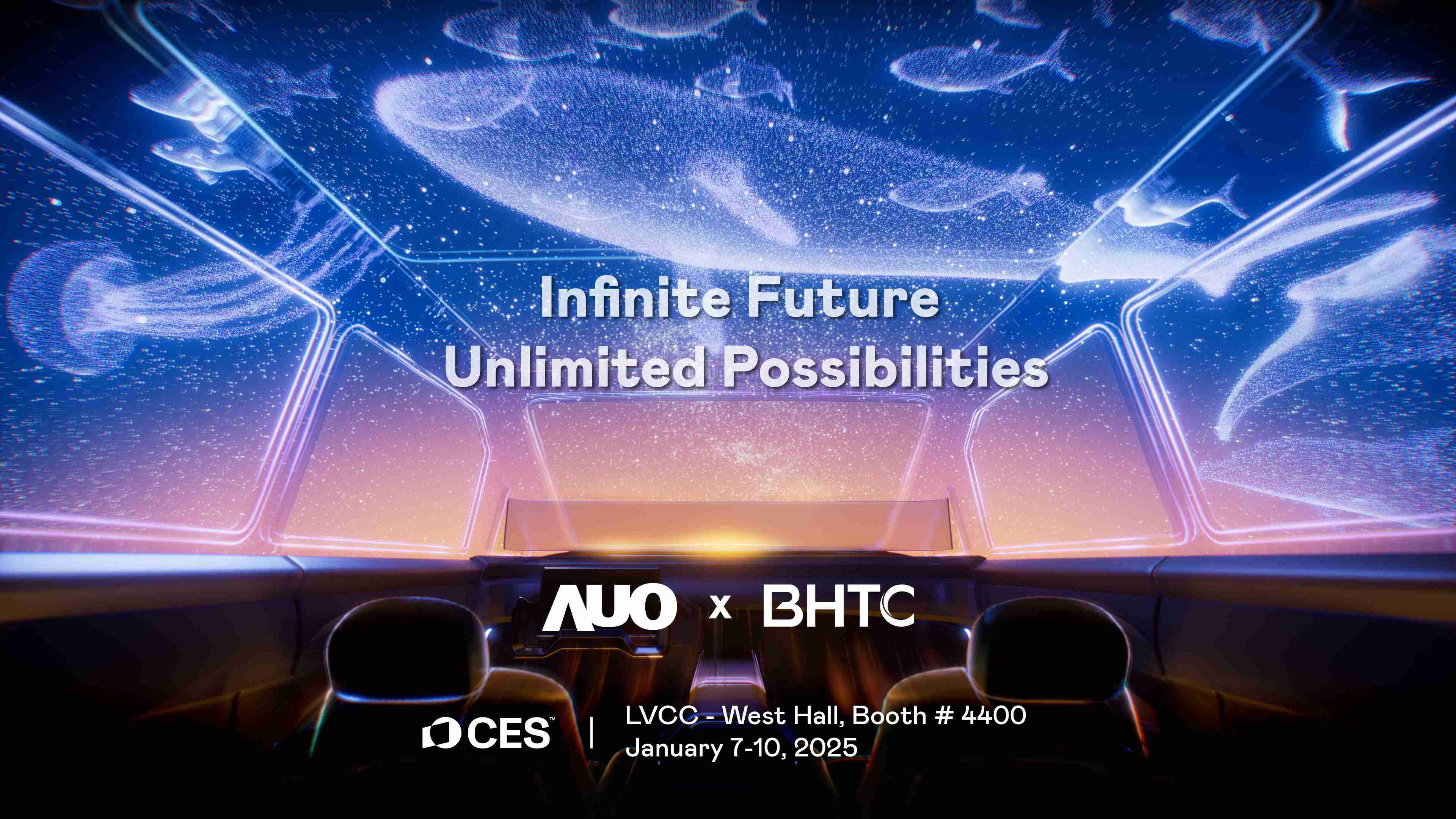 z6尊龙以Infinite Future, Unlimited Possibilies为主题，，联合BHTC于CES 2025扩大规模展出